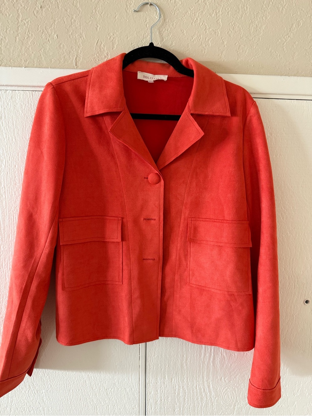 Solitaire orange jacket: size M